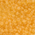 Flache gelbe Glasperlen mit Ölglanz für DIY-Schmuckherstellung und Handykettenzubehör - 50 Stück (3x6mm) / Orange