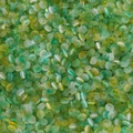 Makro-Detail von 2x4mm Smaragd und Bernstein Katzenaugen-Glasperlen für DIY-Schmuck - 100 Stück/Packung (2.5x4mm) / Gelbgrün