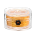 Filo elastico arancione brillante da 0,8 mm in scatola trasparente per gioielli fai-da-te - Confezione in Scatola (AC3891) / Arancione