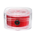 Filo elastico rosso da 0,8mm in scatola dispenser trasparente per creazione gioielli DIY - Confezione in Scatola (AC3891) / Rosso