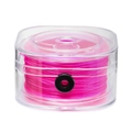 Filo elastico rosa rosso da 0.8mm per perline in scatola dispenser quadrata trasparente - Confezione in Scatola (AC3891) / Rosa Rossa