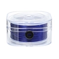 Filo elastico blu scuro da 0,8 mm avvolto in una scatola quadrata di plastica trasparente - Confezione in Scatola (AC3891) / Blu Zaffiro
