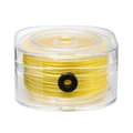 Filo elastico giallo brillante da 0,8mm per braccialetti fai-da-te in scatola trasparente - Confezione in Scatola (AC3891) / Giallo