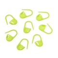 Fluorescent green bulb shaped plastic crochet stitch markers for knitting and DIY crafts - Small / Grass Green
