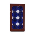 Preserved navy blue roses in a gift box with 8 pieces for Valentine's Day decor - 8 Flowers (4-5cm) / Dark Blue