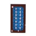 Preserved 24-piece blue rose flower gift box set for DIY floral arrangements - 24 Blue Flowers (approximately 2-3 Cm In Diameter) / 1 Box