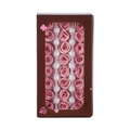 Preserved flower gift box with pink-purple roses in brown windowed packaging - 24 Pink Flowers (approximately 2-3 Cm In Diameter) / 1 Box