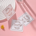 Three elegant square gift cards with rose gold Special Gift for you foil lettering - Gift Style