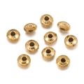 Gouden roestvrijstalen tussenkralen met stermotief voor het maken van doe-het-zelf sieraden - Stijl 21 (Sterpatroon) / 5 Stuks / Goud