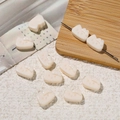 DIY crème hars Hello Kitty bedeltje met strik voor het maken van sieraden en accessoires - Hello Kitty Karakter / 10 Stuks Verpakking / Broken Wit