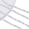 Macro shot of silver cube hematite spacer beads for DIY jewelry making and crafts - Matte Silver
