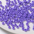 Perles en acrylique violettes 4x7mm pour création de bijoux DIY et chaînes de téléphone - Pack de 100 / Violet Solide