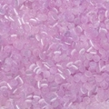 Macro shot of 2x4mm lavender glass cat eye abacus beads for DIY jewelry making crafts - 100 Pcs/Pack Approx 7.5g / Purple