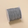 Roll of 0.4mm grey jade thread for DIY jewelry making and handmade crafts projects - Light Gray