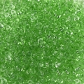 Emerald green translucent glass abacus beads with central hole for DIY jewelry - 50 Pieces/Pack (3x6.5mm/Hole 1.5mm) / Transparent Green