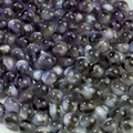 8mm to 12mm resin beads with galaxy cat eye effect for DIY jewelry making - Black / 10mm (10 Pieces/Pack)