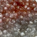 Round 8/12mm gradient mermaid resin beads with shimmering inner glow for DIY jewelry - Gray / 10mm (10 Pieces/Pack)