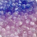 Blue-purple gradient mermaid resin beads with cat-eye shimmer for DIY jewelry making - Light Purple