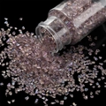 Macro shot of iridescent purple crushed glass crystals for nail art and DIY decor - Pink Purple / 30ml Bottle