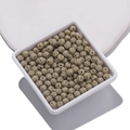 Light grey volcanic stone beads for DIY aromatherapy essential oil jewelry making - Grey Green