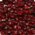 Macro view of dark red marble texture acrylic barrel beads for DIY jewelry making - 10 Pieces/Pack (10.5*13.5mm) / Red