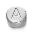 Perle ronde en acier inoxydable argenté de 7mm avec lettre A pour colliers DIY - Lettre A / Acier