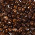 Brown marble pattern acrylic oval beads for DIY jewelry and phone chain making - 10 Pieces/Pack (Approx. 10.5g) / Brown