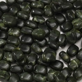Dark green marble texture acrylic beads in rounded rectangle shape for DIY jewelry - 10 Pieces/Pack (Approx. 10.5g) / Dark Green