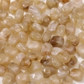 Acrylic tortoiseshell patterned loose beads for DIY handmade jewelry and phone chains - 10 Pieces/Pack (Approx. 10.5g) / Khaki/Earth Yellow