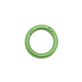 Vue détaillée d'un mousqueton rond vert en métal pour accessoires de chaîne de téléphone - 25*3.7mm (Pack de 5) / Vert