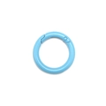 Mousqueton rond bleu clair pour la fabrication de bijoux DIY et chaînes de téléphone - Bleu ciel