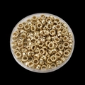 Perles d'étoiles dorées pour création bijoux DIY dans une boîte transparente - Cercle / Lot de 100 Pièces (7*7mm) / Or