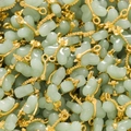 Detailed pile of butterfly charms with green faux-jade wings and golden metal frames - Green Style 12 (2 Pieces/Pack)