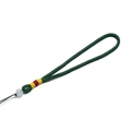 Détail du cordon tressé à la main vert foncé avec perle décorative et fils de soie ethnique - 5 Pcs/Paquet Environ 11g / Vert Foncé