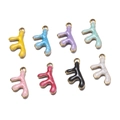 Pendentifs en corail d'acier inoxydable coloré avec émail pour la création de bijoux DIY - Corail Mélange Aléatoire