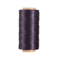 Filo di poliestere cerato viola scuro da 0,8 mm per cuoio su rocchetto di carta - Viola Melanzana (Modello 48)
