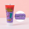 Vista detallada de pegamento de crema morado de 50ml para bricolaje con textura ondulada - 1 Pieza / Púrpura profundo