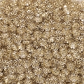 Makroaufnahme vergoldeter Acrylperlen in Blumenform für DIY-Schmuck und Ohrringe - Achtblättriger Blumenstil (19款) / 10er Pack / Transparent Gold Nachzeichnen
