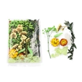 DIY dried flower set with yellow daisies and green baby breath in transparent packaging - 1 Bag / Green Style 02
