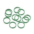 Anneaux fendus en fer peint vert 8mm 10mm pour bijoux DIY et porte-clés créatifs - Vert
