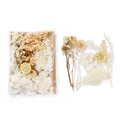 DIY dried flower set in cream and beige tones for Mother's Day crafts and wreaths - 1 Bag / White Style 02