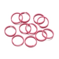 Anneaux brisés roses de 8/10mm pour la création de bijoux DIY et de porte-clés - Rose