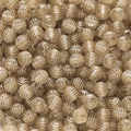 Transluzente Acrylperlen mit goldenen Spiralstreifen für DIY-Schmuckherstellung - Gold Spiral Gestreifter Ball Stil (AC3931) / 10er Pack