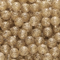 Transparente Acrylperlen mit goldener Heißprägung für DIY-Schmuckherstellung - Vintage hohler Musterstil (60款) / 10er Pack