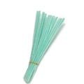 Limpiapipas de felpa verde menta para manualidades infantiles y proyectos creativos - 30cm / Verde Lago