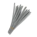 A bundle of grey plush chenille stems for children's DIY crafts and creative handmade projects - 30cm / Gray