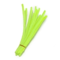 Neon yellow-green fuzzy chenille stems for kids DIY crafts and creative art projects - 30cm / Fluorescent Green