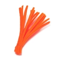 Vibrant orange chenille stems for DIY crafts and handmade creative projects - 30cm / Orange