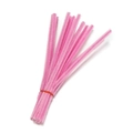 Bright pink plush pipe cleaners for DIY crafts and handmade accessories bundled set - 30cm / Pink