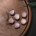 Rosa Katzenkrallen-Bodhi-Perlen für DIY-Schmuck mit 1,7 mm Loch und 16 mm Größe - Stil 05 (16*16.5mm/Öffnung 1.7mm)